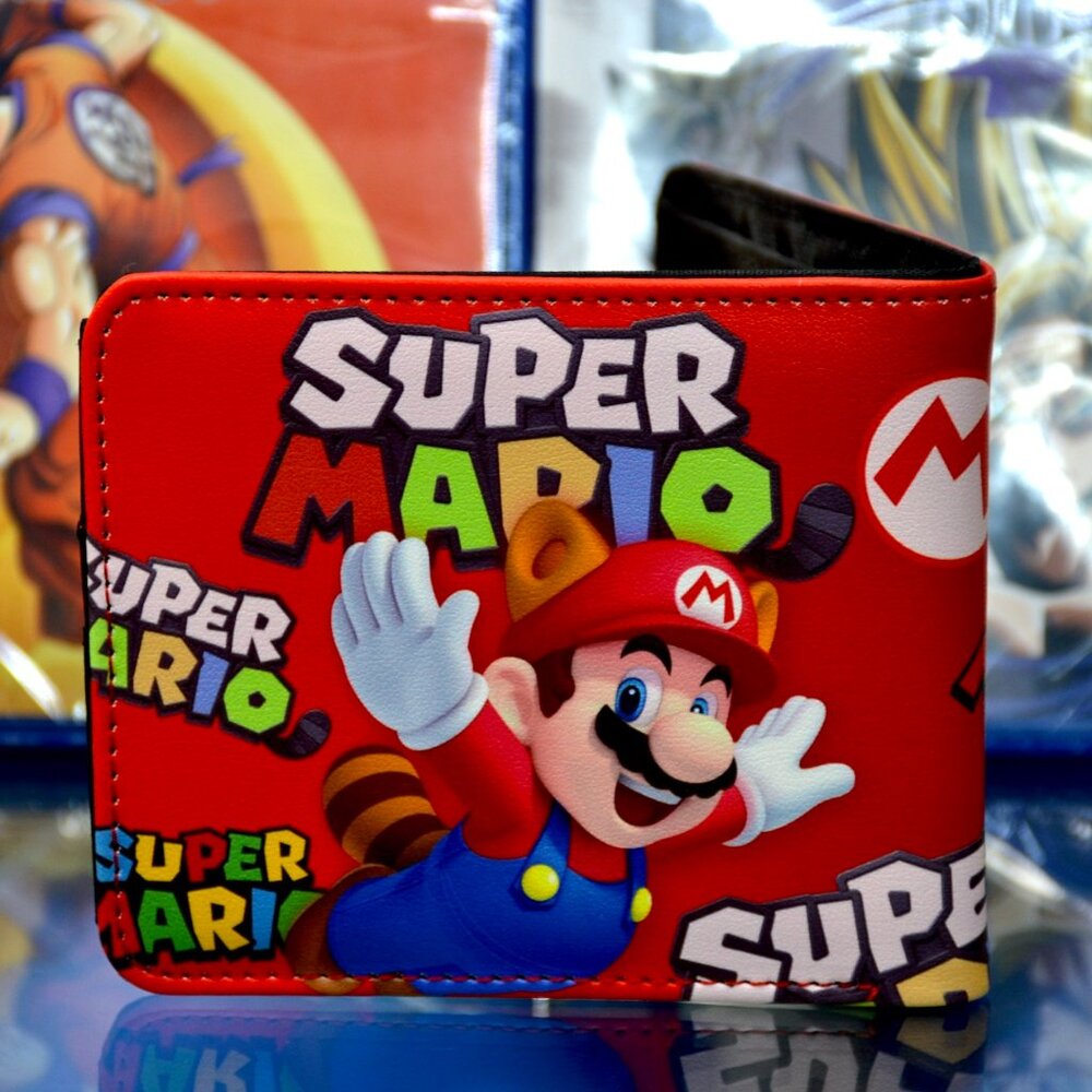 Printed Personalized Super Mario Bros Anime Wallet